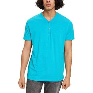 ESPRIT Heren 023EE2K307 T-shirt, 380/AQUA Green, L, 380/Aqua Green, L