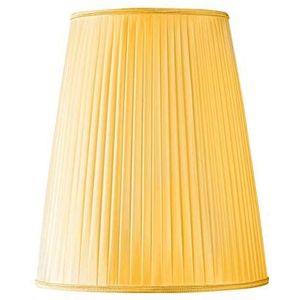 Lampenkap bistro, geplooide vorm, Ø 20 x 10 x 30 cm, goudkleurig