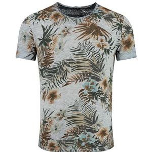 KEY LARGO - T-shirt - Flintstone Blue - Zomerprint