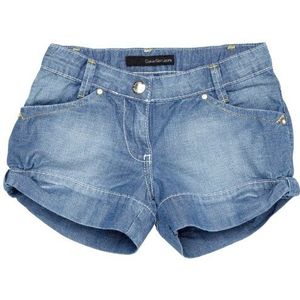 Calvin Klein Jeans CGD544 DP9M6 jeansbroek voor meisjes, shorts en bermuda's, blauw (d68), 164 cm