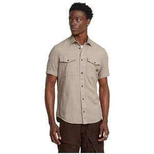 Overhemd - Diagonale Naad - Lichtblauw - Katoen