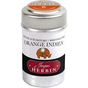 J. Herbin Ink Cartridges Orange India by J. Herbin
