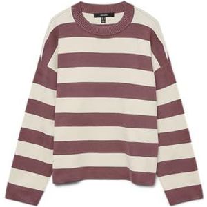 VERO MODA Vmsilje Ls O-Neck Boxy Pullover Noos, rosébruin., XS