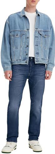 LEVI'S - 501 Levi's Original - Jeans - Blauw Denim - Regular Fit