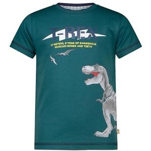 T-shirt met print voor jongens en meisjes, Racing Green, 92-98
