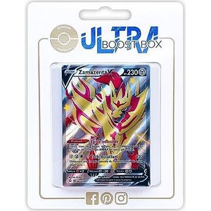Zamazenta V SWSH293 Full Art - Ultraboost X Epée et Bouclier 12.5 Zénith Suprême - Doos met 10 Franse Pokemon kaarten