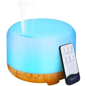 Diffuser voor etherische oliën, 300 ml, aroma-diffuser met ledverlichting, aromatherapie en luchtreiniging