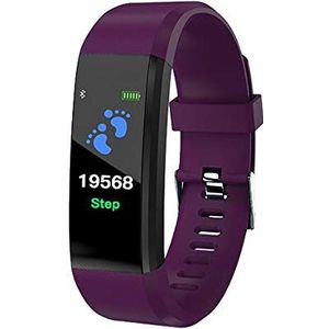 Smartwatch Bluetooth hartslagmeter LKM Security violet LKM-OSG115PR