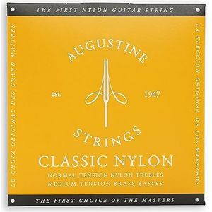 Augustine Klassieke Gitaarsnaren Classic - Gold Label normale spanning Set Classic Gold normaal/medium