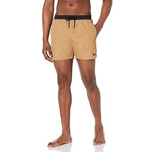 BOSS Heren Medium Lengte Solid Swim Trunk Zwembroek, iconische kameel, XS