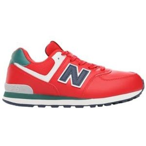 New Balance Jongens 574 Sneaker, Team Rood, 5.5 UK
