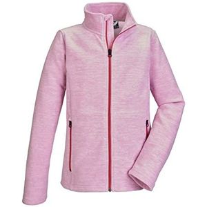 killtec Girl's Fleecejack met opstaande kraag KOS 200 GRLS FLC JCKT, light pink, 176, 39097-000