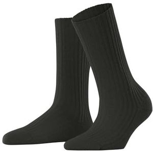 FALKE Dames Sokken Cosy Wool Boot W So wol eenkleurig 1 paar, Groen Military 7826, 39-42