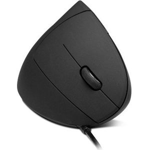 Anker Verticale muis verticaal ergonomische optische muis - USB-kabel compatibel, rechtshandig, comfort & stam eliminatie op hand en gewricht, 1000/1600 dpi, 5 toetsen