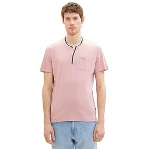 TOM TAILOR Heren 1036367 T-shirt, 11055-Morning Pink, M, 11055 - Morning Pink, M