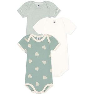 Petit Bateau 3 body's US MC Vari12M, Variant 1:, 12 Maanden