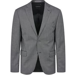 bugatti Casual zakelijke blazer voor heren, 280-donkergrijs, 58 Grote maten