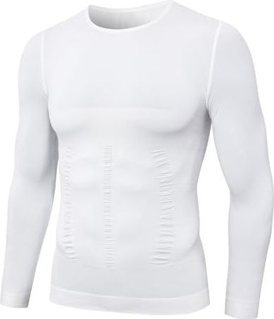 MEETYOO heren overhemd, Wit, S