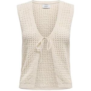 ONLY - Onlannasofia Life - Gilet - Bouleau - Tricot - Zonder Mouwen
