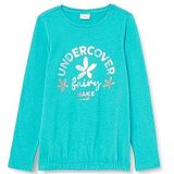 s.Oliver Junior Meisjes T-Shirt Lange Mouw Blauw Groen 116, blauwgroen., 116 cm