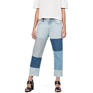 G-STAR RAW Dames Jeans 3301 Mid Waist Boyfriend RippedG-Star Raw Dames Jeans 3301 Mid Waist Boyfriend Ripped, Blauw (Lt Aged Patched D09373-7113-5439), 29W / 32L