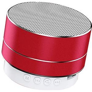 Draagbare bluetooth-luidspreker, mini-bluetooth-luidspreker voor buiten, draadloze bluetooth-luidspreker met TWS, bass-HD-stereogeluid voor thuis, strand, outdoor-reizen, rood