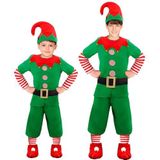 Widmann - Kinderkostuum elf, kerstman, kleine helper, kobold, kabouter, kerstkostuum