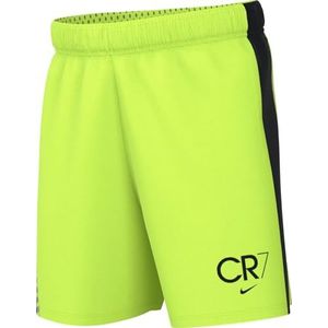 Nike Cr7 Academy23 Dri-Fit Voetbalshorts Voor Ouderen Kinderen, Volt/Zwart HF4346-702, S