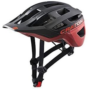 Cratoni Helmets AllRace Fietshelm, zwart-rood, S-M 52-57