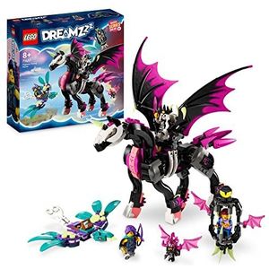 LEGO DREAMZzz Pegasus het vliegende paard Speelgoed Set, Bouw een Fantasie Dier op 2 Manieren, met Zoey, Nova en Nachtmerriekoning Minifiguren uit de Tv-Serie, Creatief Speelgoed voor Kinderen 71457