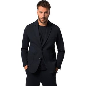 JP 1880 Heren grote maten grote maten Menswear L-8XL Jerseysakko New York, Flexnamic®, Business, bouwdoos, tot 8 XL 806498, Donkerblauw, 8XL