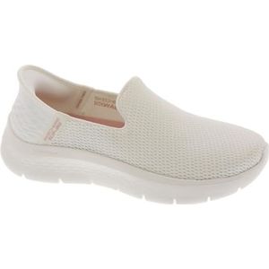 Skechers Hands Free Slip-ins Go Walk Flex-relish Instappers voor dames, Gebroken Wit, 42.5 EU breed