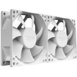 Tacens - AF8X2 - Ventilator - Wit - 80 mm - 2x Ultra-stille