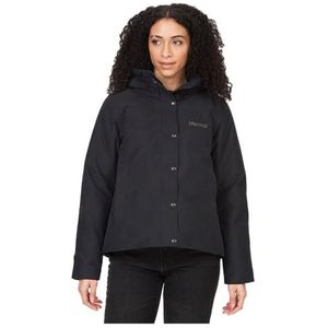 Marmot Chelsea korte jas voor dames, waterdicht, geïsoleerde winterjas met capuchon, warme en winddichte donsjas, lichtgewicht, opvouwbaar, outdoorjas