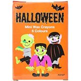 Baker Ross FX127 Halloween Mini Kleurpotloden - Pak van 10 doosjes, Kleurpotloden voor Kinderen, Kleurplaten voor Kinderen, Halloween Zakjesvuller voor Kinderen
