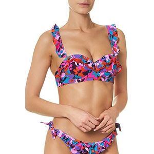 goldenpoint Bikini dames badpak push-up beha borduurwerk Groovie Holiday, Meerkleurig, 85B