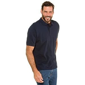 JP 1880 Heren grote maten grote maten Menswear L-8XL JP1880 poloshirt, basic, halve mouw, piqué, L tot 10XL 702560, donkermarine, 7XL