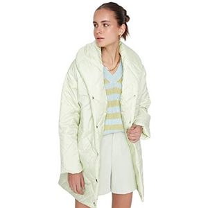 Trendyol Jas - Grijs - Puffer, Licht Kaki, L