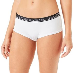 Emporio Armani Dames Dames Cheeky Pants Iconic Logo Band Full Slip, wit, XS