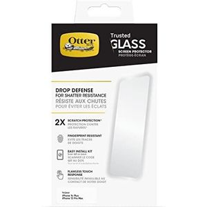Otterbox 77-88909 Value Glass-screenprotector voor iPhone 14 Plus/iPhone 13 Pro Max, gehard glas, x2 krasbescherming, bescherming tegen vallen en splinters,Helder
