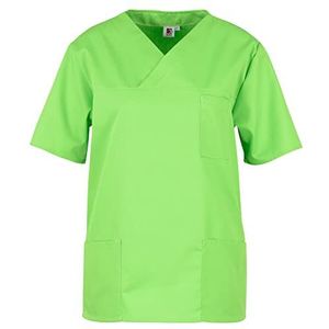 beb Uniseks Kasack Basic Medisch Slip Shirt, appelgroen, XL