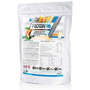 FREY Nutrition PROTEIN 96 (perzik-abrikoos, 500 g) ideaal voor koolhydraatarme dieetfases en als tussenmaaltijd - hoog caseÃ¯ne-gehalte - low carb - Made in Germany