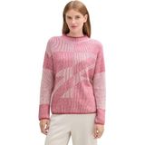 TOM TAILOR - Trui - Rosé - Knitwear - Lange Mouw
