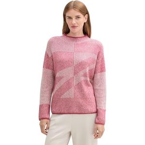 TOM TAILOR - Trui - Rosé - Knitwear - Lange Mouw