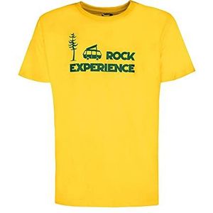 ROCK EXPERIENCE Gasomania Ss T-shirt voor heren, Artisan S Goud, M