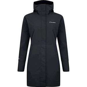 Berghaus Omeara lange lengte waterdichte shell jas, duurzaam, ademend regenjas