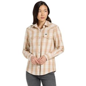 Regular Western Shirt, Khaki Plaid, L