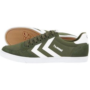 hummel Slimmer Stadil Low Top Sneakers Unisex, Groene Grün Kombu Groen 6403, 43 EU