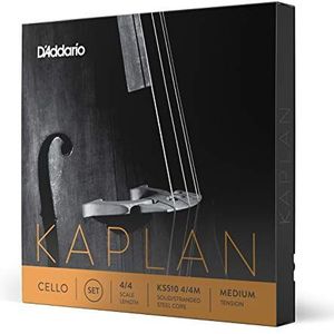 D'Addario Kaplan 4/4 Schaal Medium Spanning Cello String Set