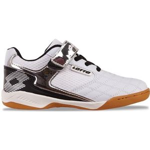 LOTTO Uniseks sneakers voor kinderen, Wit-zilver., 27 EU